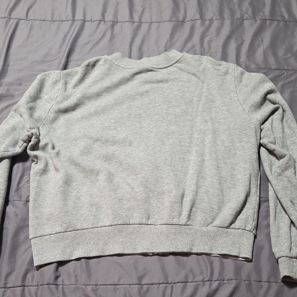 Gray Zip-Up Sweatshirt - Picture 2 of 4